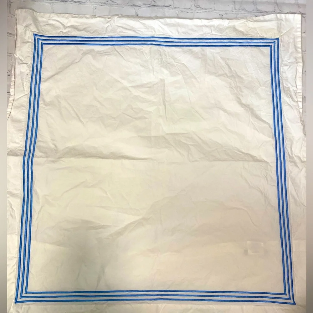 Pottery Barn cotton edge detail euro sham cover